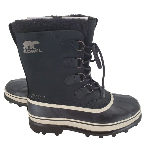 SOREL Men\'s 10 Caribou Winter Snow Boots Outdoor Waterproof Duck Shoes Leather main image 12